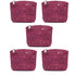 Wine Speckled Cork Zipper Coin Purse